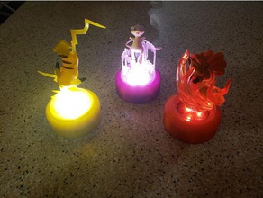 pokemon galería de la figura pie 3d impresión figuras juguete 3d print model - Mito3D