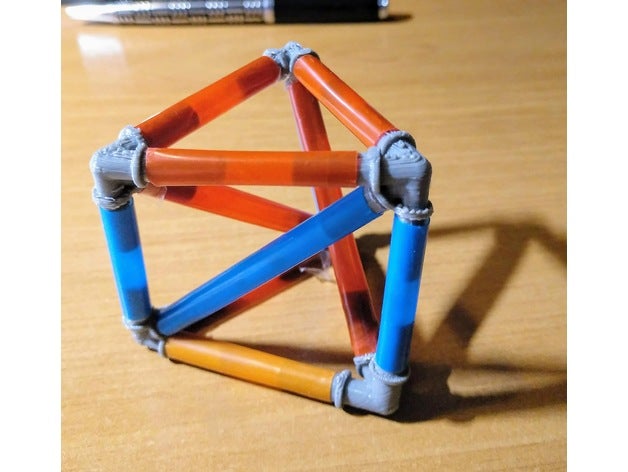 tepe kenar denir matematik sanat sanatı saman 3D print model - Mito3D