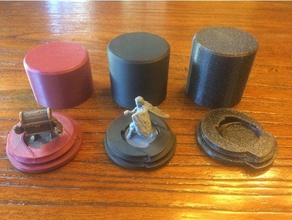 mini-Tresor-v2 - Spielzeug Spiel Zubehör dnd der Miniatur miniaturen Tischplatte 3d print model - Mito3D