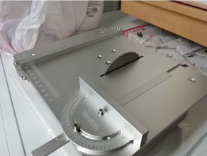 mini table de la lame scie protection machine outils 3d print model - Mito3D