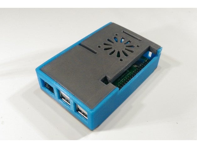 raspberry pi 3 de complemento en forma caso la electrónica cámara 3D print model - Mito3D