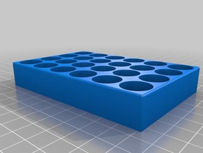 my customized 6x4 aa battery organizer diy 3d print model - Mito3D