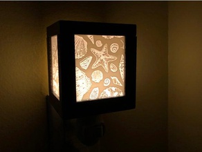 lithophane night light decor lithophanes lantern stand support 3d print model - Mito3D