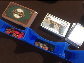 scythe Brettspiel-Karten-Halter - Spielzeug Zubehör Brettspiel 3d print model - Mito3D