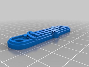 angela Schlüsselbund Schlüsselanhänger angepasst 3d print model - Mito3D
