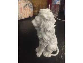 statua del leone 3d stampa 3d print model - Mito3D