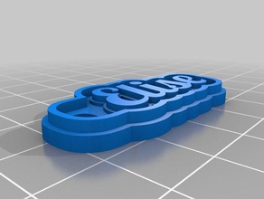 elise keychain keychains customized 3d print model - Mito3D