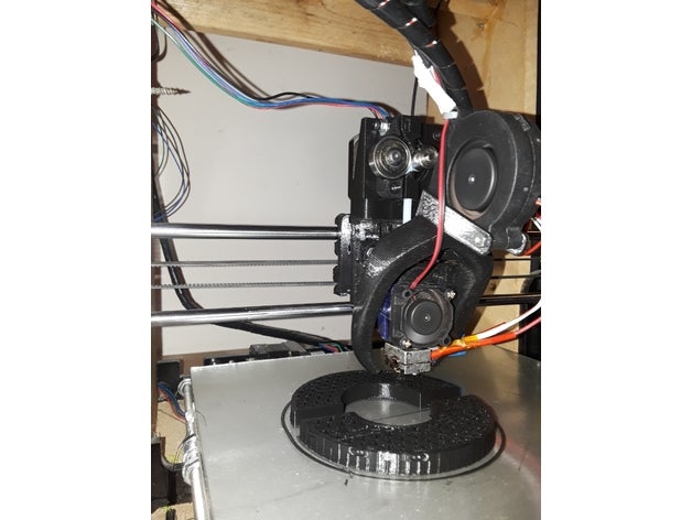 anet a8 semi direct extruder e3d v6 printer parts 3D print model - Mito3D