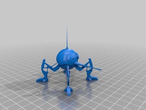 star wars legion dsd1 spider droid toy game accessories 146 28mm 32mm cis confederacy confederate spider-droid mini miniature tabletop gaming trade federation wargame wargames wargaming 3d print model - Mito3D