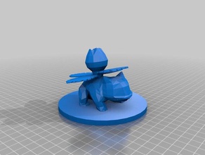 002 ivysaur 3d printing pokemon 3d print model - Mito3D