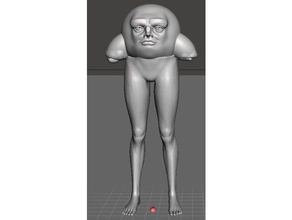 uzun bacaklı iğrenç heykeller tüyler ürpertici kirby neden olun 3d print model - Mito3D