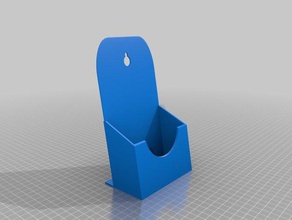 três-painel de folheto suporte exposição outros 3d print model - Mito3D