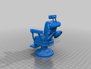 bbq barber chair toys games 28mm fo4 fww tnt 3d print model - Mito3D