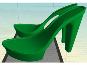 high heels 3d drucken 3d print model - Mito3D