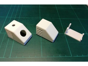 sensor-box - Elektronik die Luftfeuchtigkeit sensor mount 3d print model - Mito3D