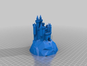 grand castle generator 2018-01-05 buildings structures customized 3d print model - Mito3D