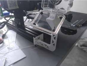 support gopro 3d printer accessories mount 3d print model - Mito3D