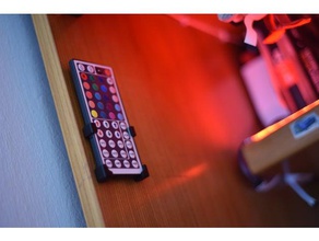 ledstrip remote wall mount gadgets led light strip control holder support 3d print model - Mito3D