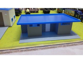 los baños públicos &oumlffentliche toilette h0 187 de edificios estructuras 3d print model - Mito3D