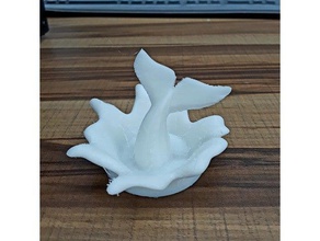 buceo ballena tazón de la oficina art cocina 3d print model - Mito3D