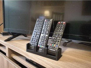 el control remoto de tv titular organización 3dprinting anet a8 telecomando telecommande telecontrol la televisión 3d print model - Mito3D