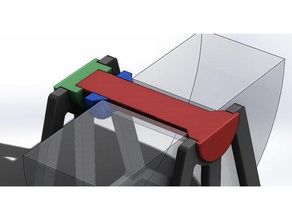 universal soporte de bobina filamento la impresora 3d hasta 2 kg accesorios 3d print model - Mito3D
