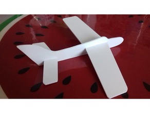 avion deporte al aire libre plano 3d print model - Mito3D