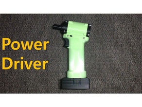 power-Treiber Maschine tools power-tool power Schraubendreher 3d print model - Mito3D