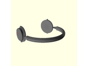 bluetooth headphones mk1 audio 3d print model - Mito3D