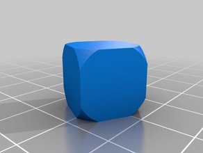 my customized parametric label dice 3d print model - Mito3D