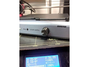 botão shure diversidade receptor ut4a o áudio blender substituição com certeza 3d print model - Mito3D