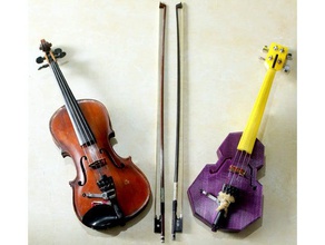 Impressos em 3d violino inspiração para o design de david perry openfab pdx a música musicais instrumento musical instrumentos 3d print model - Mito3D