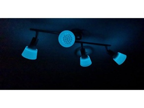 glow dunkel Lampenschirm gu10 Haushalt led-Licht einfach 3d print model - Mito3D