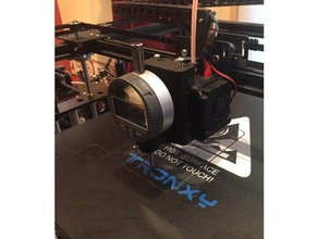 mount digital dial gauge ender tronxy x5a printer 3d accessories 2 3 x5sa 3d print model - Mito3D