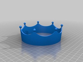 mes 2 personnalisé paramétrée de la couronne costume 3d print model - Mito3D