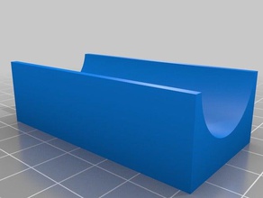 duplo de mármol ejecutar larga recta la construcción juguetes 3d print model - Mito3D