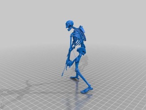 skyrim scheletro arciere sculture 3d print model - Mito3D