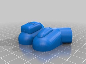 diabetische Arme Riesen-lego-minifig-omi-pod dexcom 3d drucken camp buck cgm doll prp4p - Spielzeug Typ-1-Diabetiker 3d print model - Mito3D