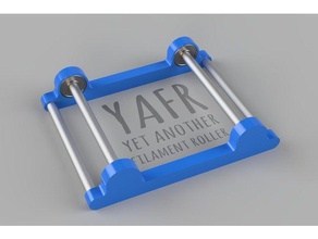 yafr &ndash otro filamento de rodillos 3d la impresora accesorios soporte bobina 3d print model - Mito3D