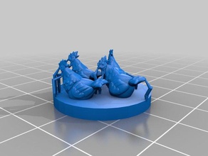 i polli giochi animale dnd scatter tavolo 3d print model - Mito3D