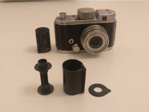 robot analog fotoğraf makinesi yedek film olabilir attılar 3d print model - Mito3D
