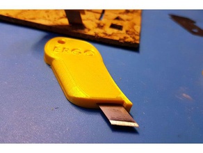 ergo mini cortador mão as ferramentas lâmina de cookie faca hobby porta-faca barbear titular snap-off da utilitário corte 3d print model - Mito3D