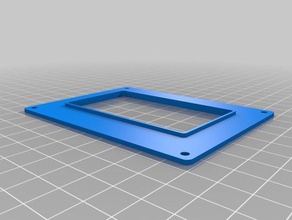 anycubic 4 máx de pantalla marco la tapa 3d impresora accesorios Impresora las piezas 4max 3d print model - Mito3D