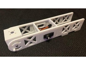 vtol mechanism ft explorerbronco airplane diy flitetest bronco rc tilt motor mount 3d print model - Mito3D
