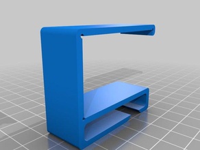 Schreibtisch Kabel-Halter office Kabel-clip Kabel-management computer 3d print model - Mito3D