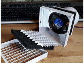 solder smoke fan diy 3d print model - Mito3D