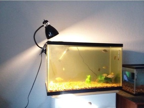 akvaryum lamba adaptörü masası Evcil Hayvanlar 3d print model - Mito3D