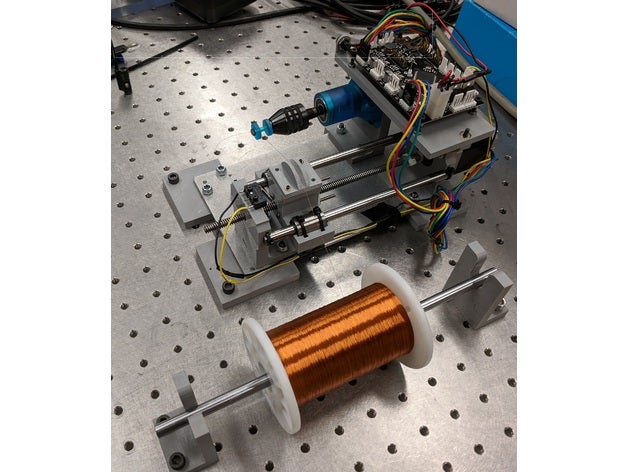 cnc coil winding machine electronics 3D print model - Mito3D