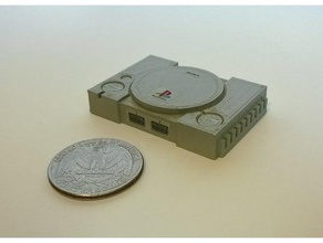 mini sony playstation oyuncaklar oyunlar 90 konsol bebek dollhouse oyun geek minyatür 1 4 retro 3d print model - Mito3D