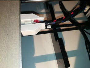 anet a8 heatbed cable strain relief 3d printer parts 3d print model - Mito3D